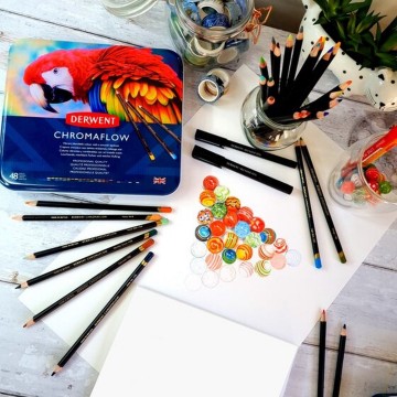 Derwent chromaflow colored pencils 48 2