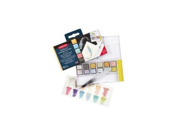 Derwent metallic paint pan set