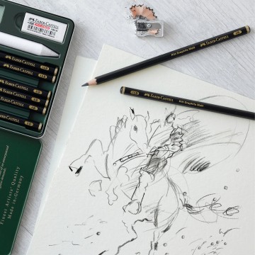Faber castell blister pitt graphite matt 10b 12b 14b 3 1