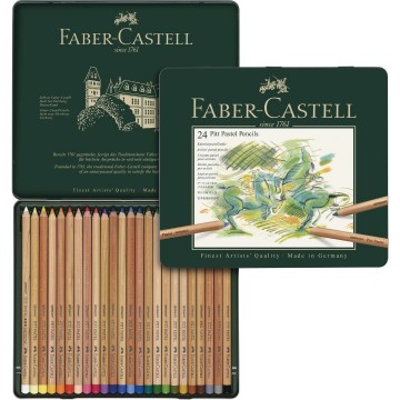 Faber castellpitt pastelsassortiment24kleuren