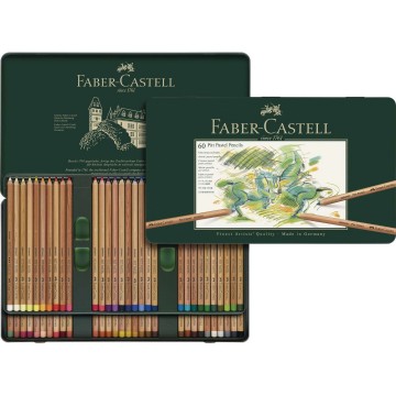 Faber castellpitt pastelsassortiment60kleuren