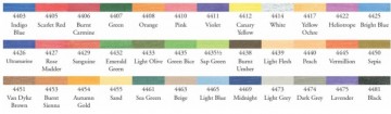 Generals multipastel colorchart