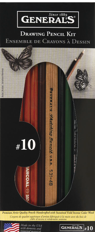Generls drawing pencil kit no 10