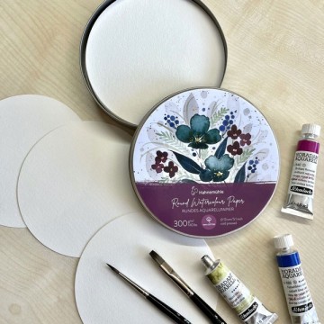 Hahnemuhle round watercolour paper2