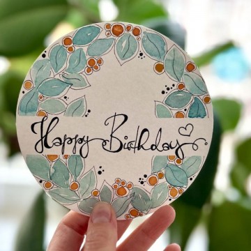 Hahnemuhle round watercolour paper3