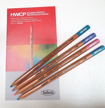 Holbein aquarelpotloden watercolour pencils