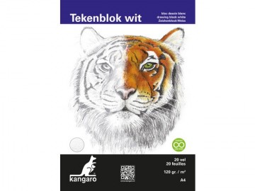 Kangaro tekenblok tijger