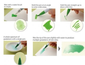 Kuretake zig clean color 3 0