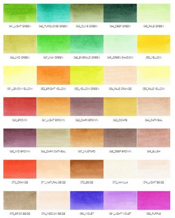 Kuretake zig clean color colorchart3