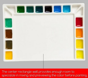 Meeden porseleinen palet 203 x 14 cm 3