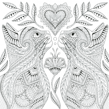 My cat mandala colouring book2