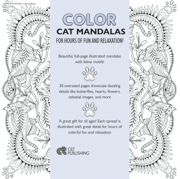 My cat mandala colouring book4