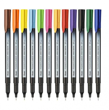 Pentel pointliner fineliner per stuk