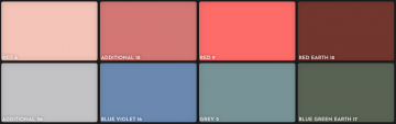 Unison pastels portretset 16 halve pastels kleurenkaart 2