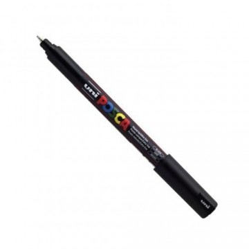 Posca pc 1mr ultra fine bullet tip water based paint marker black 21014 p