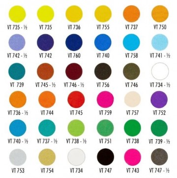 Prismacolor verithin 36 kleurenkaart