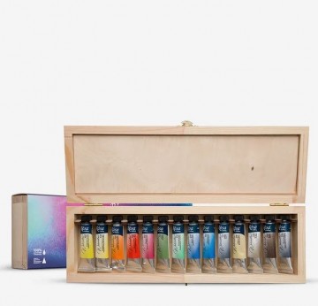 Rosa aquarel watercolour 14 tubes kist 4