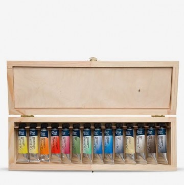 Rosa aquarel watercolour 14 tubes kist 5