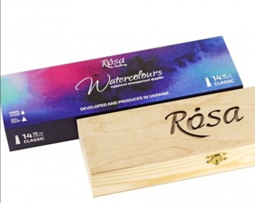 Rosa aquarel watercolour 14 tubes kist