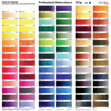 Rosa watercolour colourchart 0