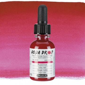 Schmincke 360 ruby red aqua drop