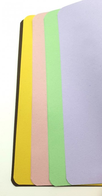 Smlt grat idea gekleurd papier schrift 6