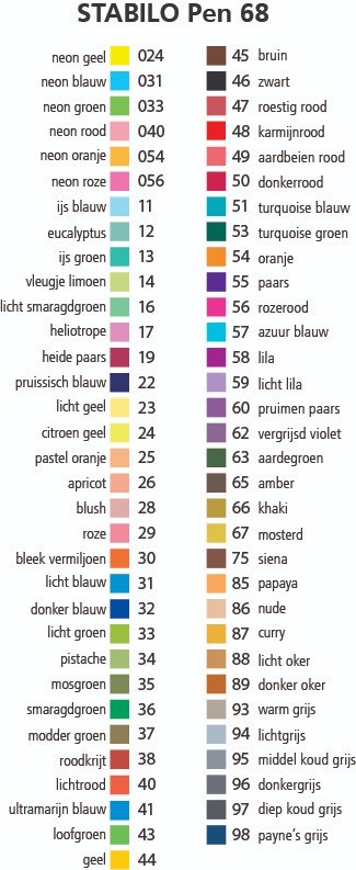 Stabilopen68kleuroverzicht65kleuren
