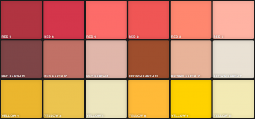 Unison pastels basis 36 hele pastels kleurenkaart 1