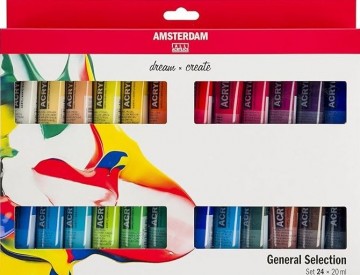 Talens amsterdam 24 tubes 20 ml
