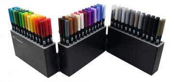 Tombow abt dual brush pens complete set van 108 markers 3d