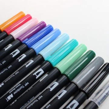Tombow abt dual brush pens per stuk grande