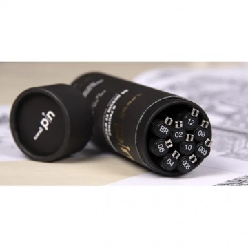 Uni pin 9 fineliners in blik 2