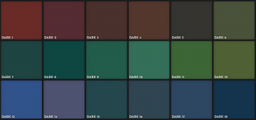 Unison pastel dark set 18