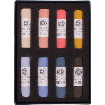 Unison pastel portrait 8 sq