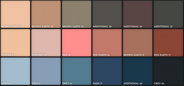 Unison pastel portret 36 rij 1