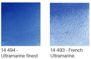 Verschil granulerende en normale aquarelverf