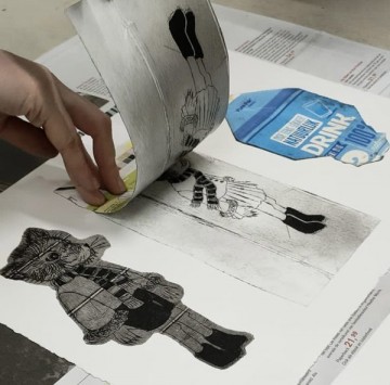 Workshop etsen met tetra pakken 600x593