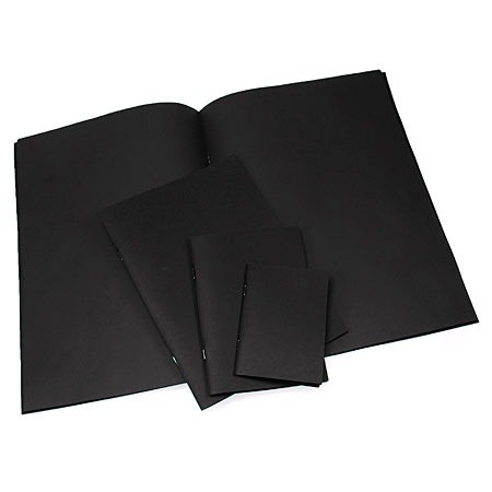 Onderscheid etnisch verkopen Schrift zwart papier A5, 140 gram, 40 bladzijden - diverse merken - teken-  en schildermaterialen
