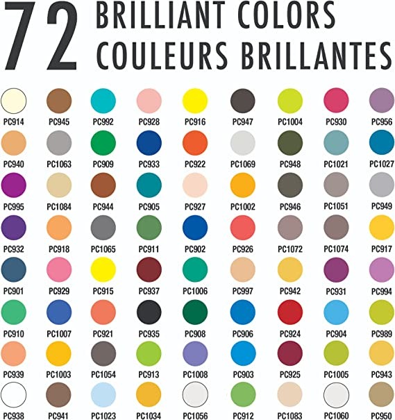 Premier set 72 kleurpotloden - teken- en schildermaterialen